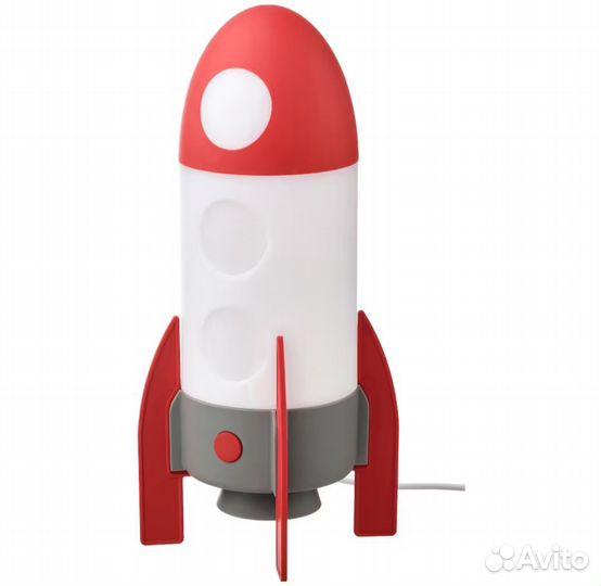 Светодиодная настольная лампа Ракета IKEA Икеа