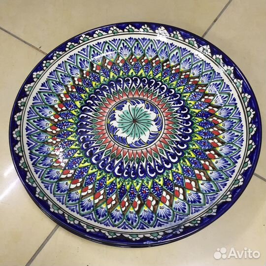 Блюдо для плова 38 см Мехроб синий