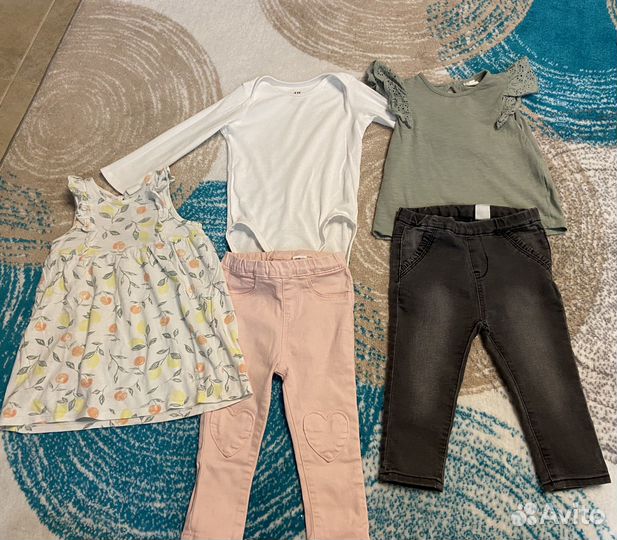 Детские вещи пакетом для девочки 80
