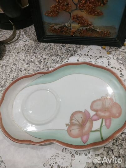 Винтаж Японская тарелка поднос времен СССР