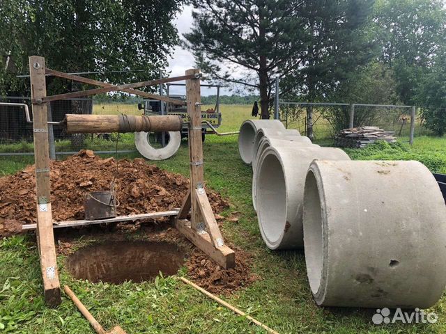 Копка колодцев, септиков, дренажи под ключ