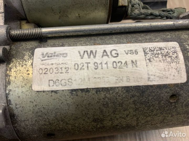 Стартер Skoda Fabia 2 1.4 cggb 2012