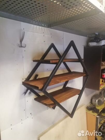 Полка в стиле лофт