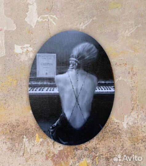 Картина маслом на холсте девушка