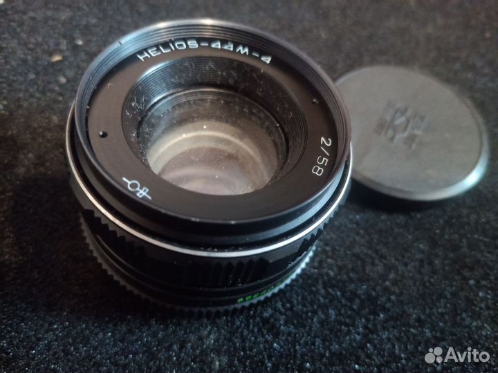 Объектив СССР Гелиос 44м-4 с передней крышкой
