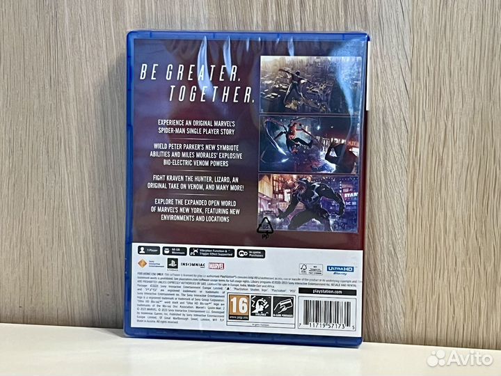 Запечатанный Spider-Man 2 для PS5