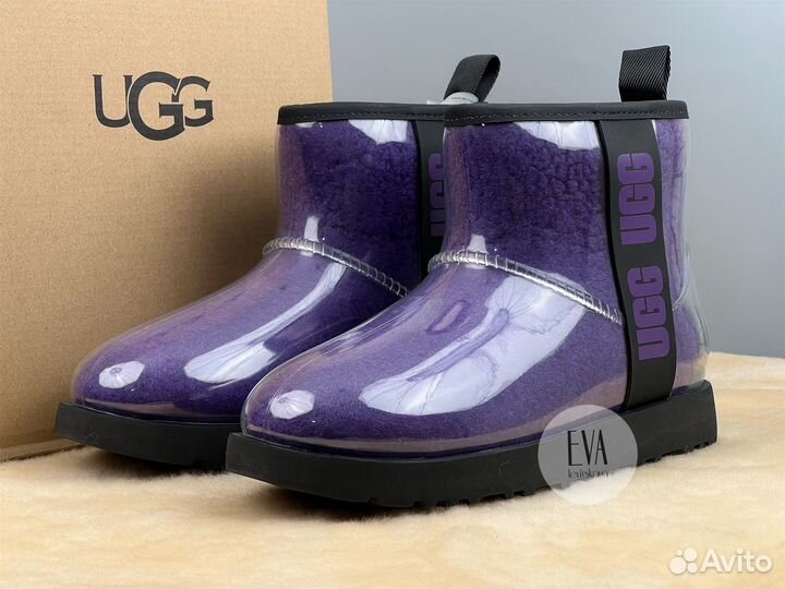 Женскме угги Ugg Classic Clear Mini Violet