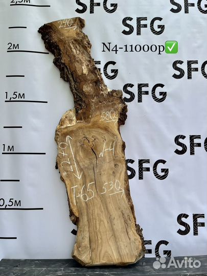 Слэб дерева карагача