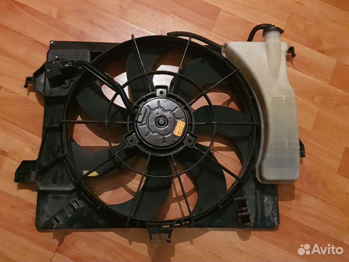 Вентилятор охлаждения hyundai solaris / kia rio