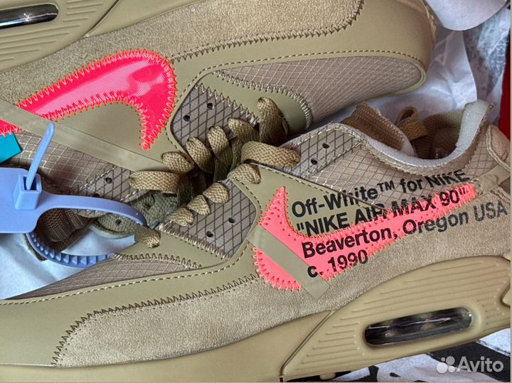 Кеды Off-White x Nike Air Max 90 