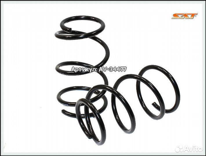 Комплект пружин 2шт передние subaru outback 03- (B