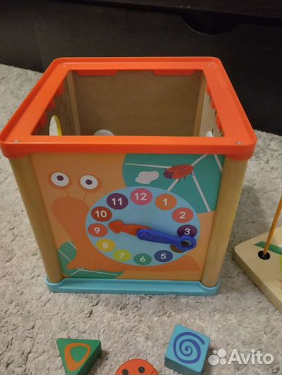 Сортер деревянный бизикубик лабиринт