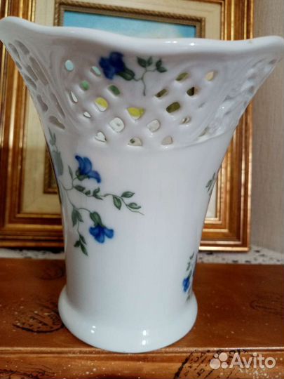 Ваза-корзинка, конфетница, кашпо. Германия, винтаж