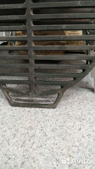 Чугунная решетка гриль d 43см