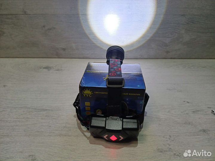 Налобный фонарь аккумуляторный