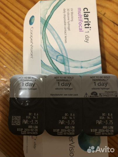 Линзы контактные