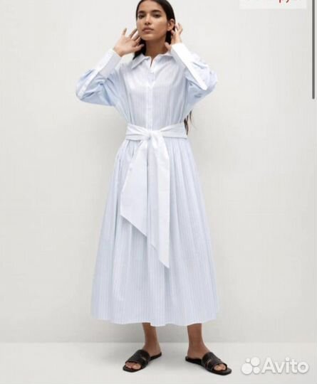 Платье-рубашка mango