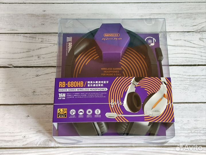 Наушники беспроводные с микрофоном Remax RB-680HB