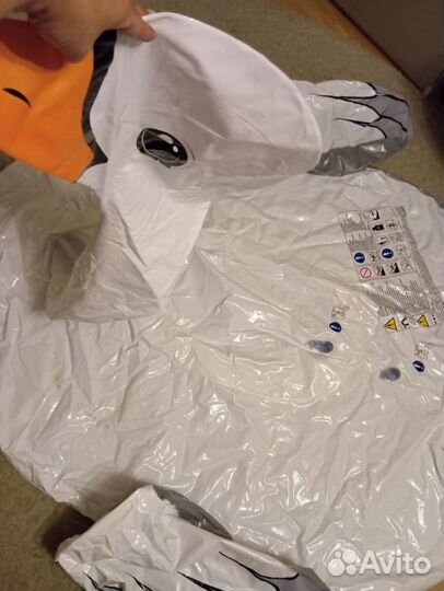 Лебедь плот надувной круги матрасы 6 штук