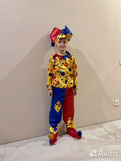 Костюм Петрушка рост 115-130