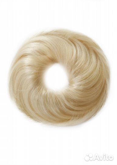 Резинка из натуральных волос цвета блонд в ассорт