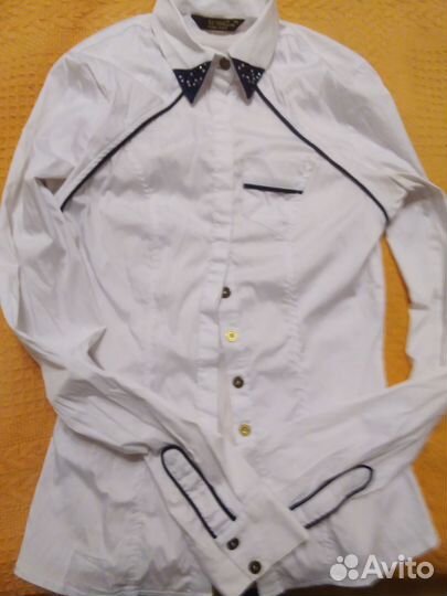 Белая блуза 38 размер