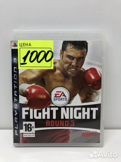 Диск Fight night round 3 для PS3