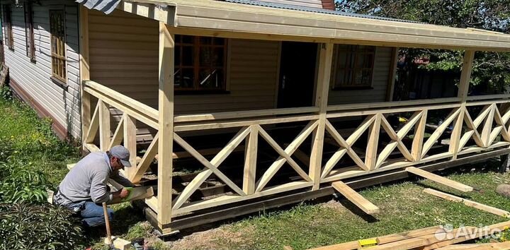 Строительство террас, беседок, веранд, навесов