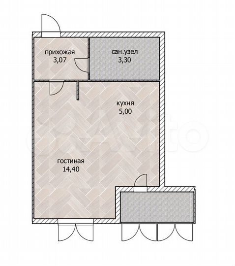 Квартира-студия, 27,2 м², 16/16 эт.