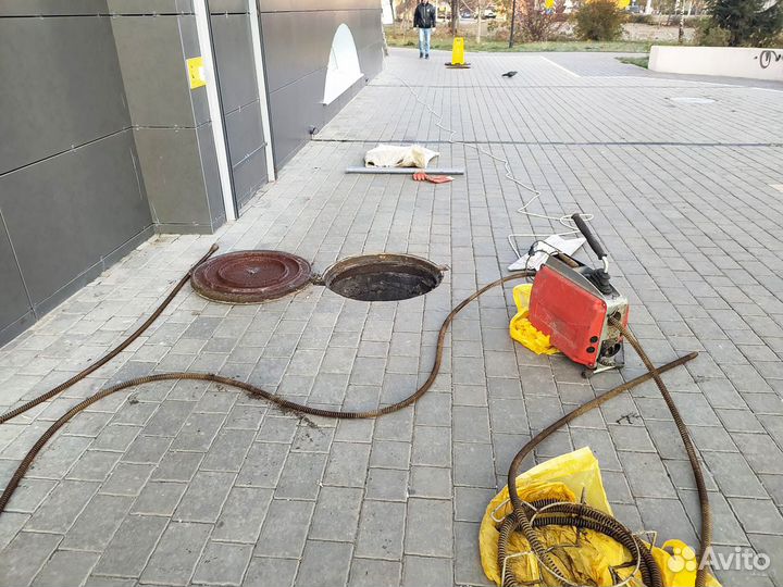 Устранение засоров в раковине, унитазе, прочистка