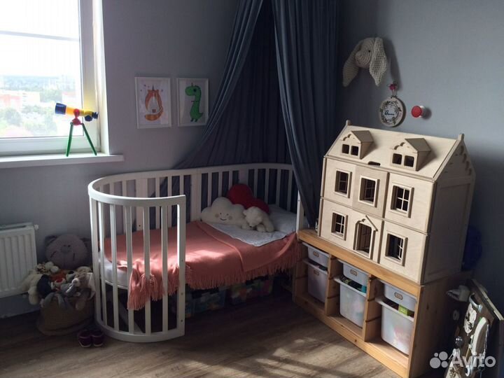 Кроватка Ellipsebed (оригинал) с текстилем