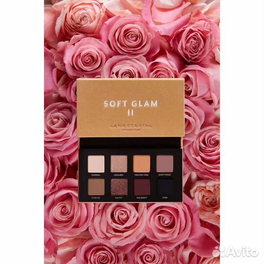 Палетка теней Soft Glam 2 Mini от Abh, 6,4 г