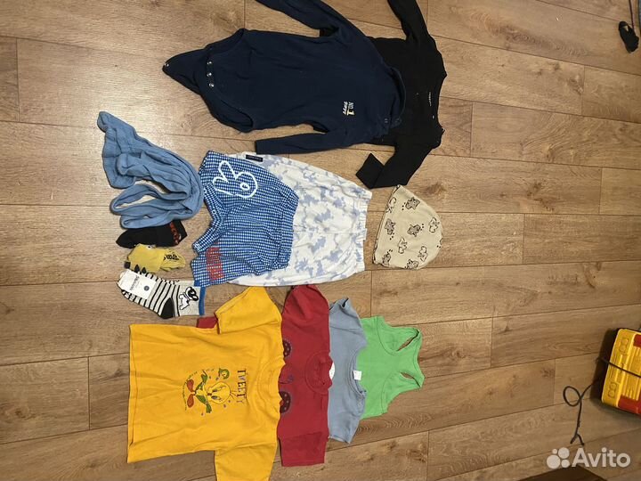Детские вещи пакетом на мальчика 80 86