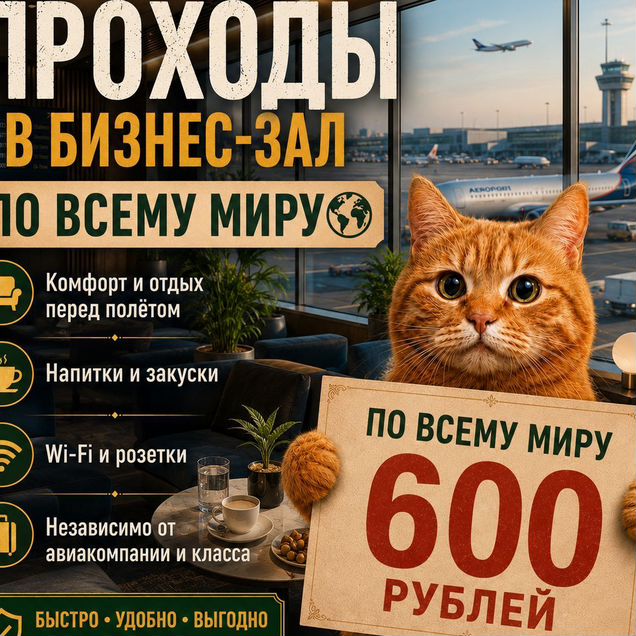 Проходы в бизнес-залы Заграницей