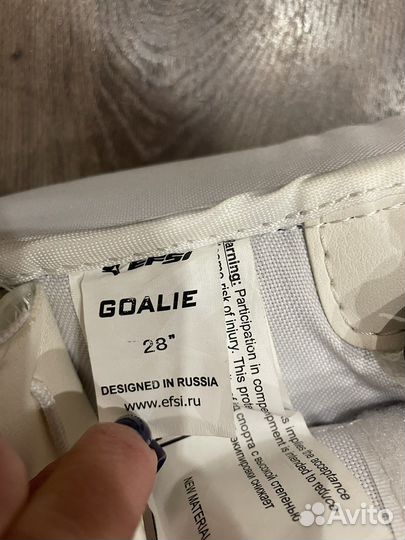 Щитки вратаря efsi 28 размер
