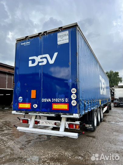 Полуприцеп тентованный Krone SD, 2011