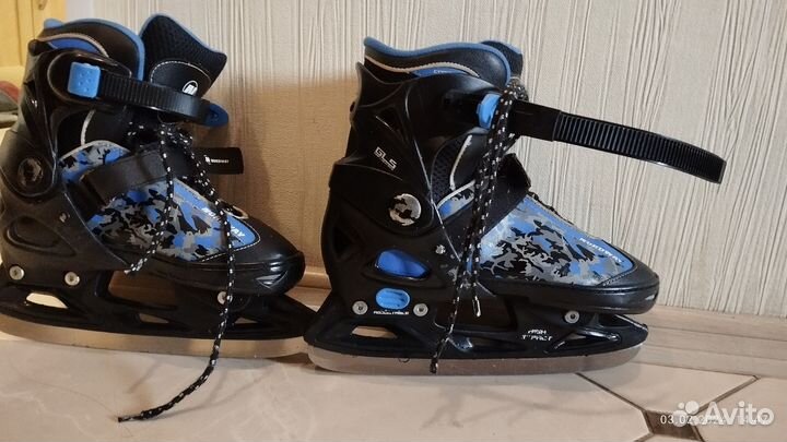 Коньки раздвижные 34-37