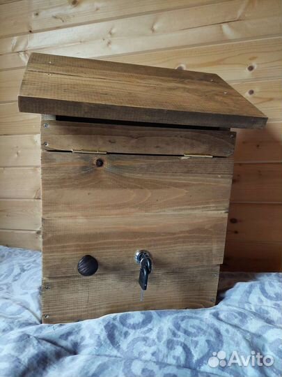 Почтовый ящик ручной работы деревянный