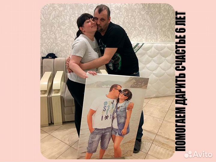 Портрет по фото на холсте в Волгограде быстро
