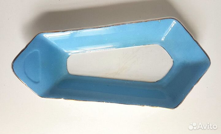 Селедочница Кузнецовский фарфор 28х14 см