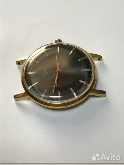 Часы Луч СССР Позолота
