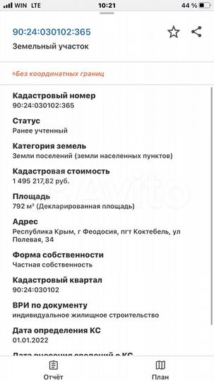 Участок 8 сот. (ИЖС)