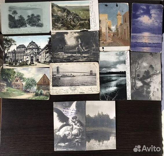 Почтовые карточки открытки СССР антикварные