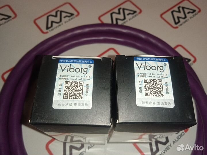 Силовой кабель Nanotec 307 + коннекторы viborg 503