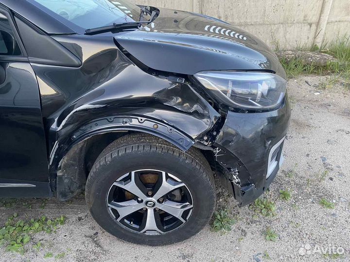 Renault Kaptur 2 AT, 2017, битый, 45 000 км