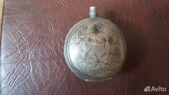Серебряные карманные часы - 19 век. торг. обмен