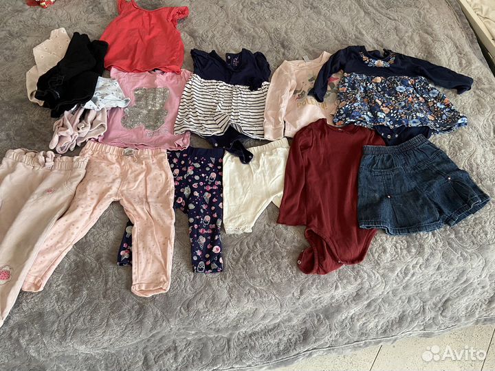 Пакет вещей на девочку 74-86
