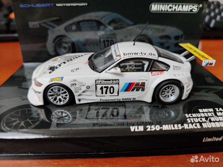 Модель BMW Z4 M Coupe 1/43 Minichamps