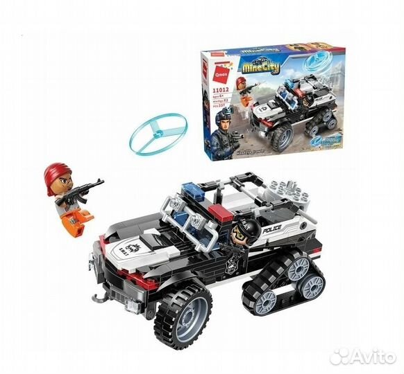 Коструктор Город Полицейский вездеход 237дет., Г11