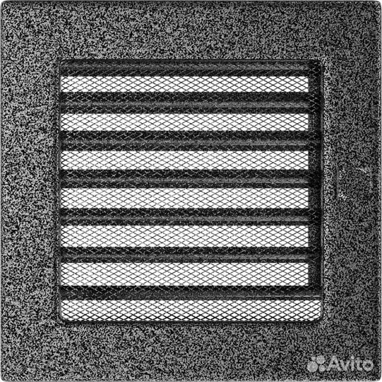 Решетка 17/17 (152 мм х 152 мм), черная серебро c